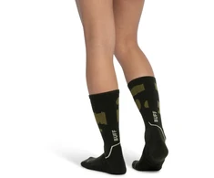 BUFF Merino MW Crew Socks MWC2 Beetle Socks, Žalias L