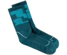 BUFF Merino MW Crew Socks MWC2 Socks, Mėlyna-Turquoise L