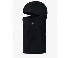 Kids BUFF Thermonet Hinged Balaclava Solid, Juodas