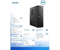Stacionarus kompiuteris Dell Slim ECS1250 - i3-14100 | 8GB | 512GB | Win11Pro