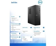 Kompiuteris Dell Slim ECS1250 Win11Pro i7-14700/16GB/512GB SSD/Intel UHD 770/Wi-Fi + BT/KB/Mouse/3YS