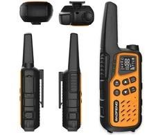 Krótkofalówka baofeng bf-t25e oranžinė, 2 sztuki
