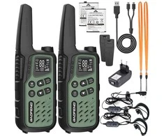 Krótkofalówka baofeng bf-t25e žalia, 2 sztuki