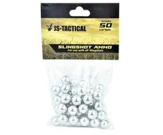 JS Tactical plieniniai timpos kamuoliukai 9,5 mm - 50 vnt.