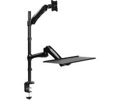 Stacja robocza logilink do pracy siedząco-stojącej 13"-27" 9kg udźwig