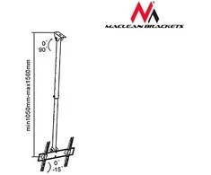 Laikiklis Maclean uchwyt televizoriui sufitowy 32-65" mc-631 50kg max vesa 400x400 tv