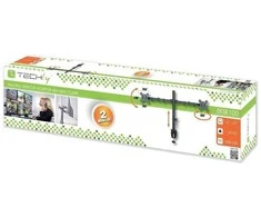 Laikiklis „Techly“ dviguba stalo porankė, 2x LED/LCD, 13-27, ca