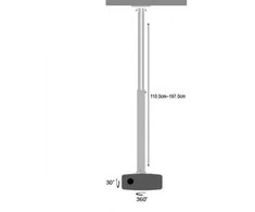 Techly Projektoriaus laikiklis 110–190 cm, luboms, 15 kg, sidabro spalvos
