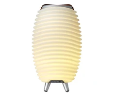 Kooduu synergy 35 LED lempa su garsiakalbiu ir gėrimų aušintuvu - 41 x 24 cm, balta