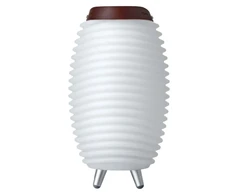 Kooduu synergy 35 LED lempa su garsiakalbiu ir gėrimų aušintuvu - 41 x 24 cm, balta