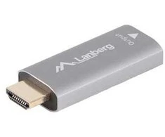 Lanberg Adapteris hdmi(m)-displayport(f)4k sidabrinė