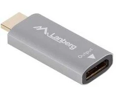 Lanberg Adapteris hdmi(m)-displayport(f)4k sidabrinė