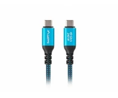 Lanberg | USB-C M/M 4.0 LAIDAS 240W 8K 60Hz | CA-CMCM-44CU-0005-BK