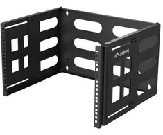 Lanberg Folding Bracket Wall-mount 19" 6U | FB01-5406-10B | Juodas