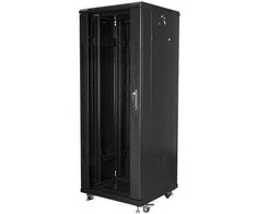 Lanberg Laisvai pastatoma spintelė 19 colių 32u 600x600mm juoda