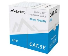 Lanberg lan kabelis utp 100mb / s 305m laidas ca geltonas