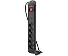 Lanberg Maitinimo juosta 5,0 m 5x230 sc sp1-05f-0500-bk