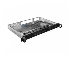 Lanberg Rackmount serveris chassis ITX 300/10 19"/1U | SC01-3001-10B | Juodas