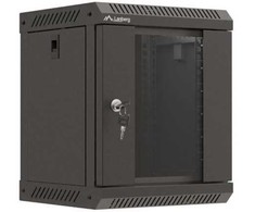 Lanberg Pakabinama stelažo montavimo spintelė 10 colių 6u 300x300 juoda
