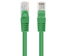 Patchcord kat.6 utp 3m žalia fluke passed lanberg 10-pack