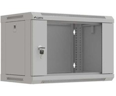Spinta instalacyjna rack wisząca 19" 6u 540x350 pilka drzwi przeszklone lanberg (flat pack)