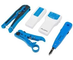 Lanberg LAN tinklo kūrimo įrankių rinkinys su RJ45 RJ11 testeriu