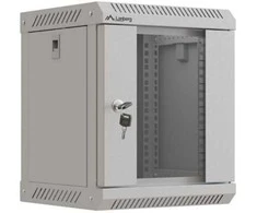 Lanberg szafa instalacyjna rack wisząca 10" 6u 300x300 pilka drzwi przeszklone (flat pack)