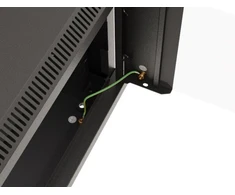 Lanberg szafa instalacyjna rack wisząca 19" 9u 540x350 juoda drzwi przeszklone (flat pack)