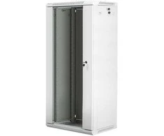 Lanberg szafa wisząca 19" 27u 600x450 (drzwi szklane, pilka ral7035)