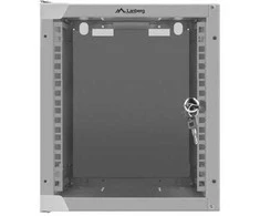 Lanberg WF10-2306-10S Rack spintelė (6u; 329 mm / 280 mm / 310 mm; montuojama ant sienos; stiklinė; 10 colių; pilka)