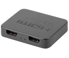 Lanberg vaizdo skirstytuvas iš HDMI į 2X HDMI 4K, USB-C prievadas, juodas | SPV-HDMI-1002