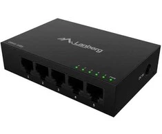Šakotuvas LANBERG SWITCH 5X1GB/S UNMANAGED 12V METAL CASE