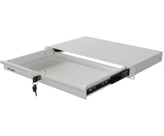 Lanberg Szuflada do szaf 19" 1u 270mm pilka 1u/483x270mm udŹwig do 30kg