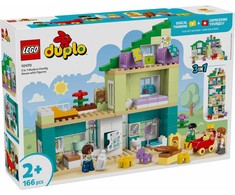 LEGO® DUPLO Modernus šeimos namas 3 viename su figūrėlėmis 10470