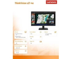 Lenovo ThinkVision S27-4e monitorius