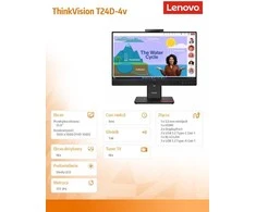 Monitorius Lenovo ThinkVision T24D-4v (64B7UAT1EU)