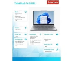 Lenovo ThinkBook 14 G8 - Core i5-13420H | 14"-WUXGA | 16GB | 512GB | Win11Pro