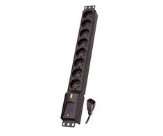 Listwa przeciwprzepięciowa lestar lzrm 810 bw g-a k.:cz 1,5m iec3 (8 x ute; 1,5m; spalva juoda)