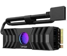 Lexar Dysk ssd nm1090 1tb gen5 11500/9000 radiator rgb