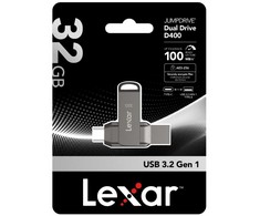 Lexar Pendrive dual drive d400 32gb usb-c/a 3.1 100mb/s