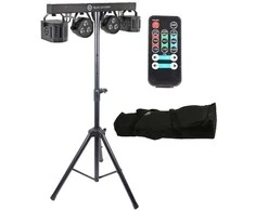 LIGHT4ME T-BAR LED DERBY PAR apšvietimo komplektas