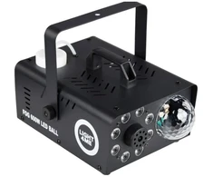 LIGHT4ME Fog 600W LED Ball - smoke and fog machine with backlit smoke effect + disco ball