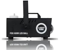 LIGHT4ME rūko 600 W LED rutulys - dūmų ir rūko mašina su apšviestu dūmų efektu + disko rutulys