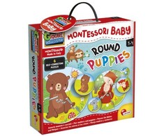 Edukacinis žaidimas Lisciani Giochi Montessori Baby Round Puppies (FR)