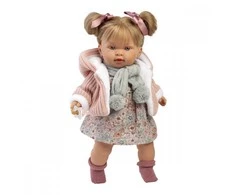 Llorens Llorens 14284 Lėlė 42 cm Alexandra minkštu pilvuku
