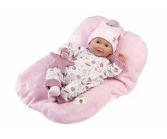 Peterkin Llorens 74132 Lėlė bobas płacząca Heidi 42 cm su podusią