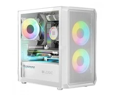 Logic Concept Logic Portos Argb Mini USB 3.0 kompiuterio dėklas, baltas