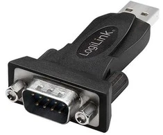 LOGILINK AU0002F USB2.0 adapteris USB-A/M į DB9/M Win11