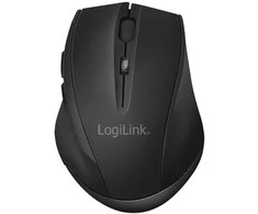 LogiLink Bevielė pelė bt 5.0,ergonomiczna, juoda