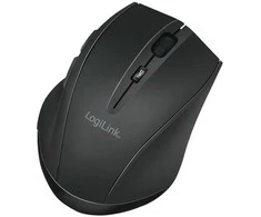 LogiLink Bevielė pelė bt 5.0,ergonomiczna, juoda